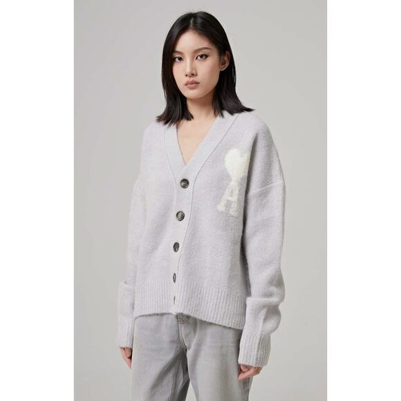 Ami Paris de Coeur Alpaca Blend Knit Cardigan size XS - Picture 1 of 8
